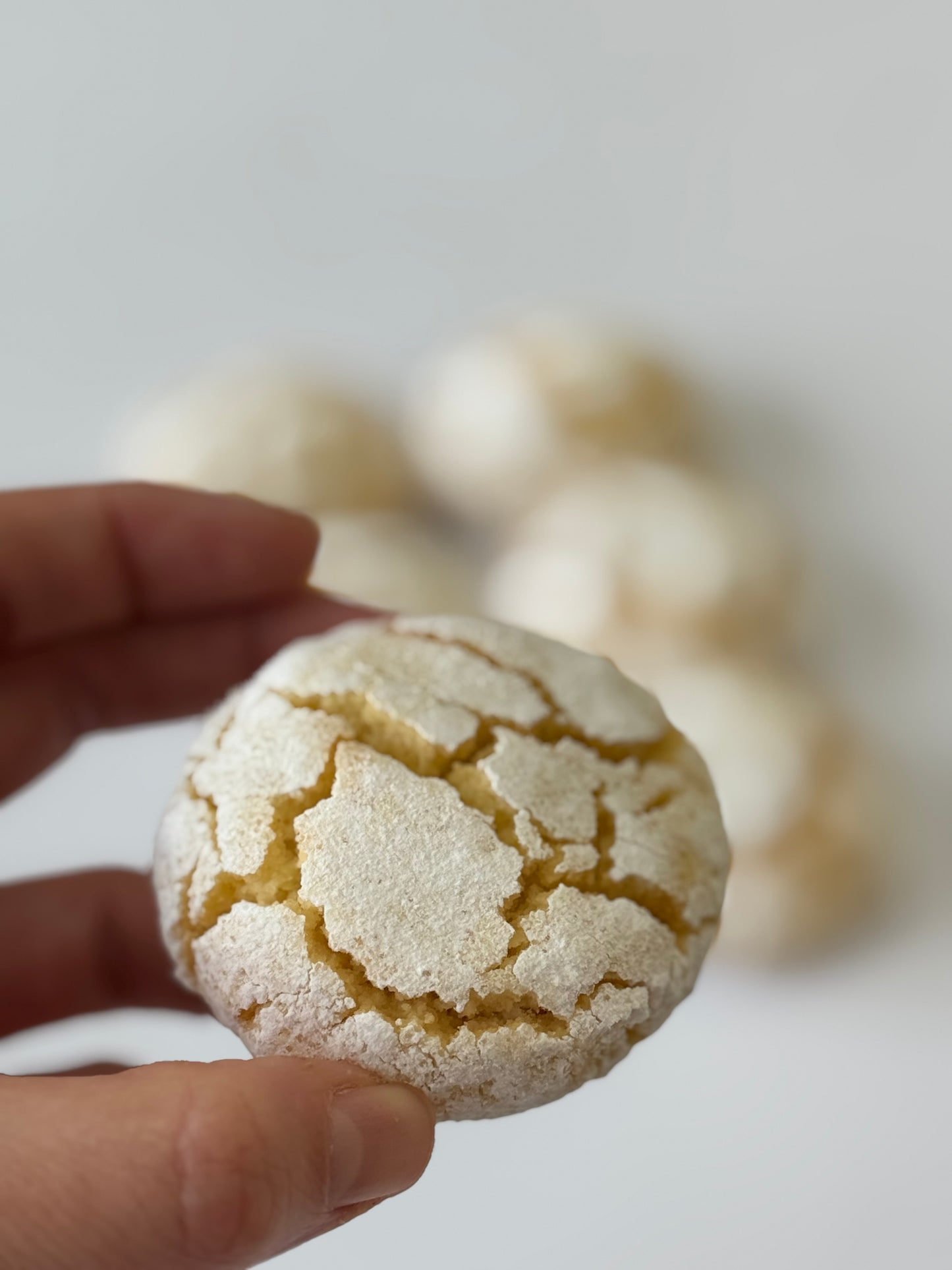 Galleta craquelada de limón