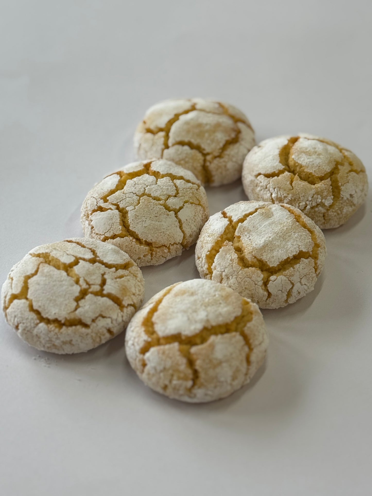 Galleta craquelada de limón