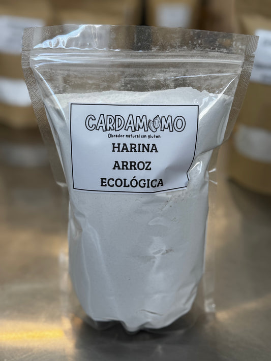 HARINA DE ARROZ ECOLÓGICA SIN GLUTEN